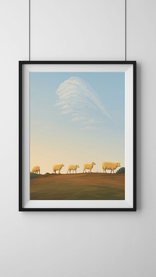 Affiche " Vaine pâture"